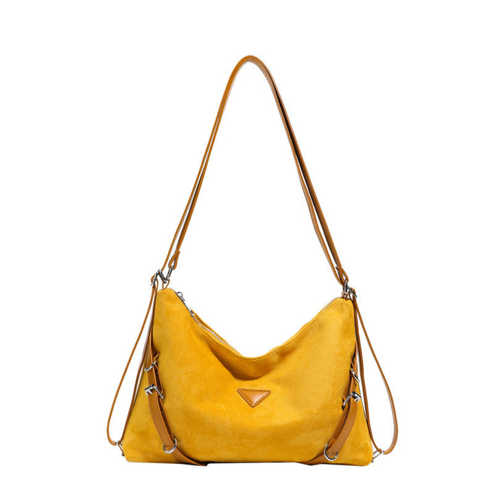 Women's shoulder bag with removable shoulder strap and modern design
