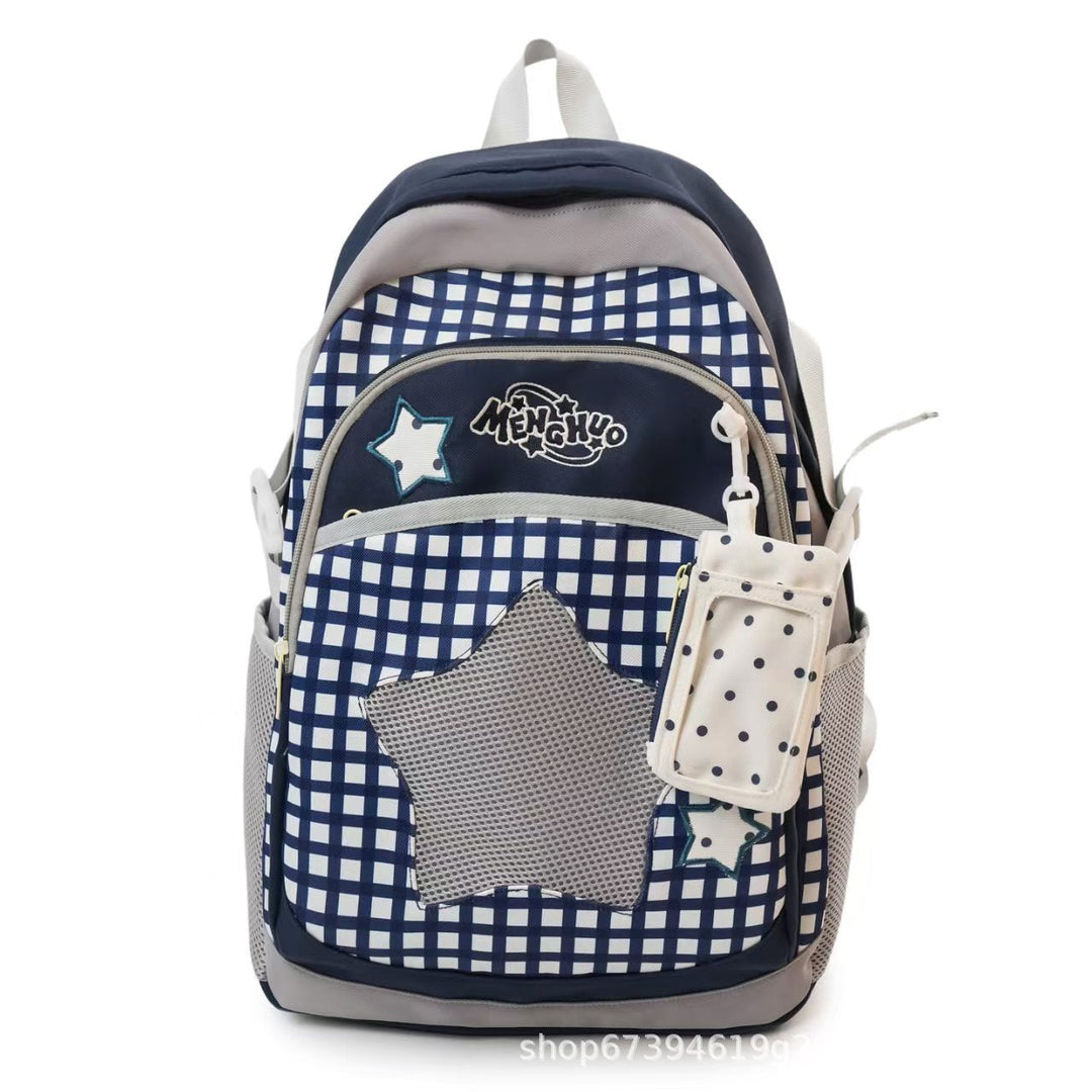 Star-Embellished Ergonomic Backpack