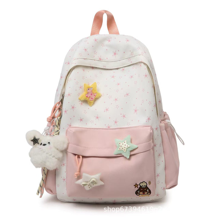 Star-themed Plush Backpack