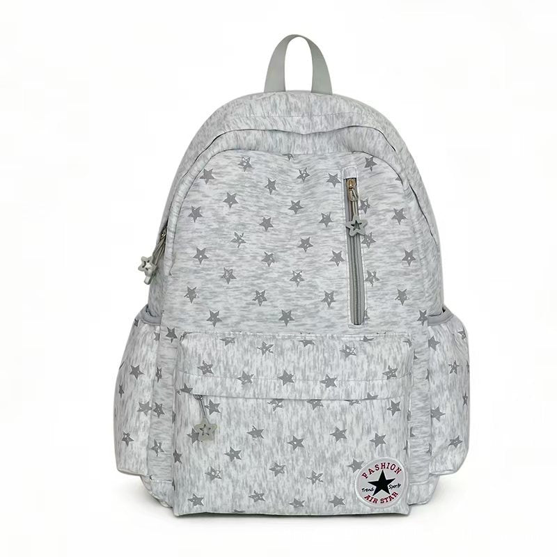 Star-Patterned Outdoor Backpack