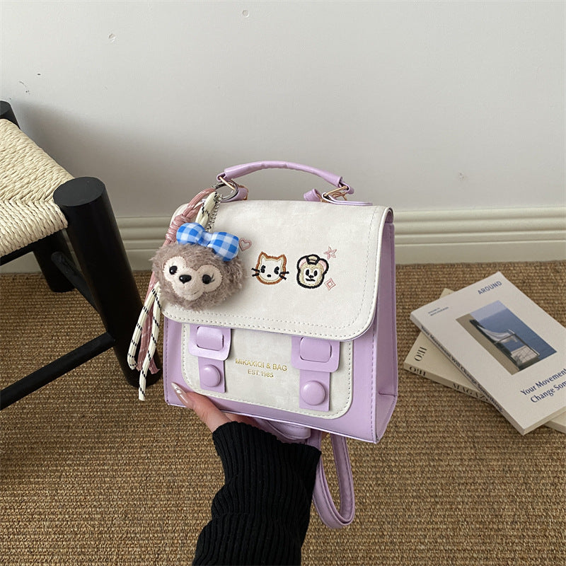 Women playful mini backpack bag