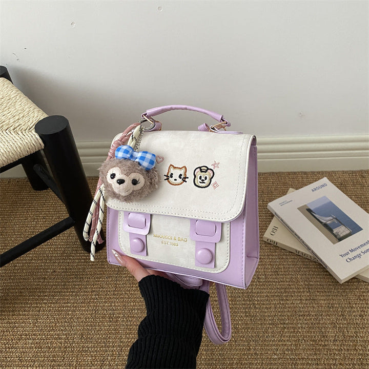 Women playful mini backpack bag