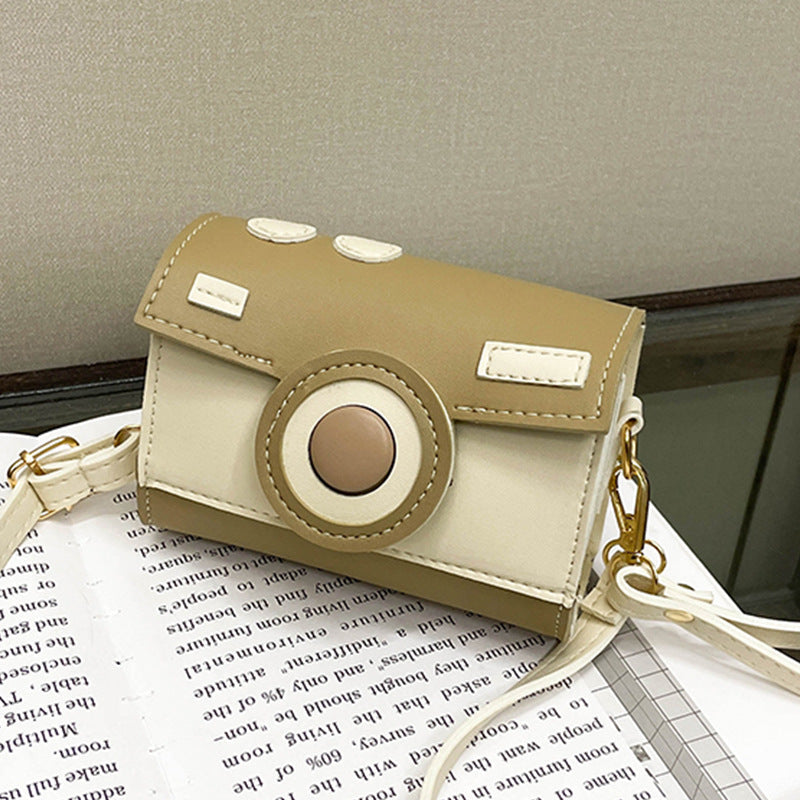 Women’s mini handbag with playful flap closure