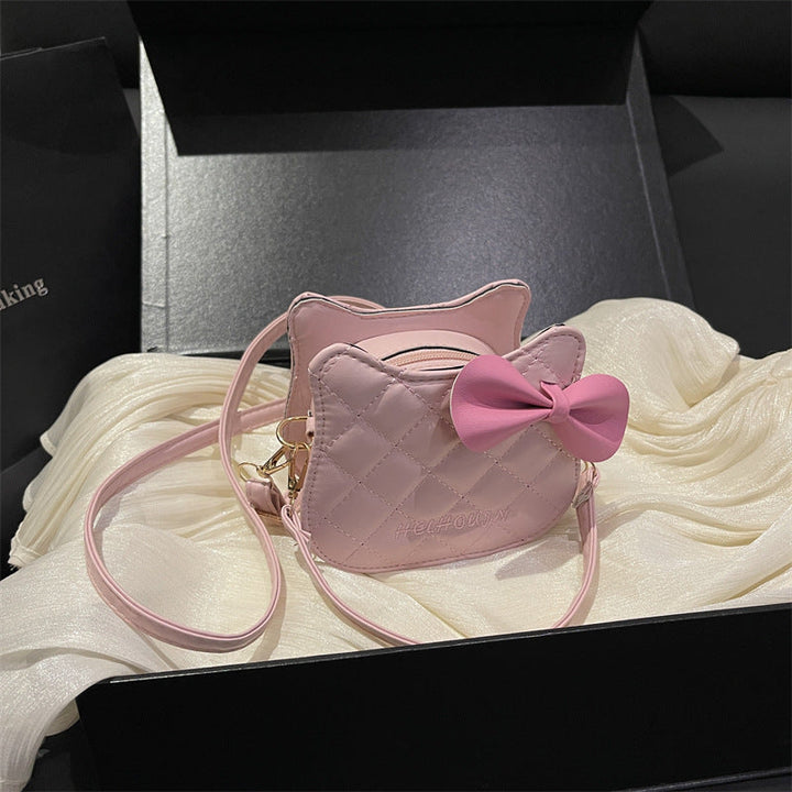 Women's Mini Handbag with Chic Bow Accent