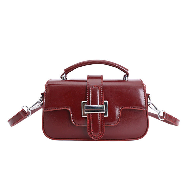 Women's handbag made of high-quality faux leather with detachable shoulder strap