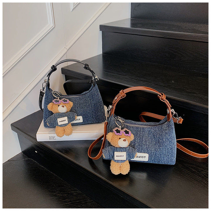 Ladies Denim Mini Handbag