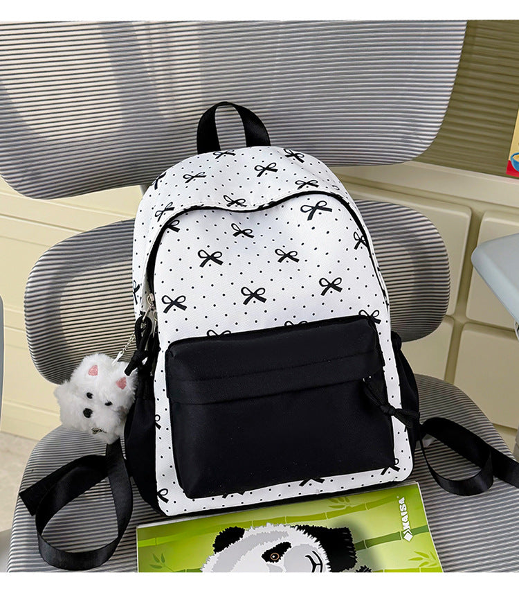 Whimsical Pattern Casual School Backpack