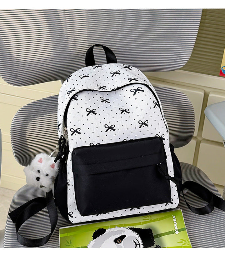 Whimsical Pattern Casual School Backpack