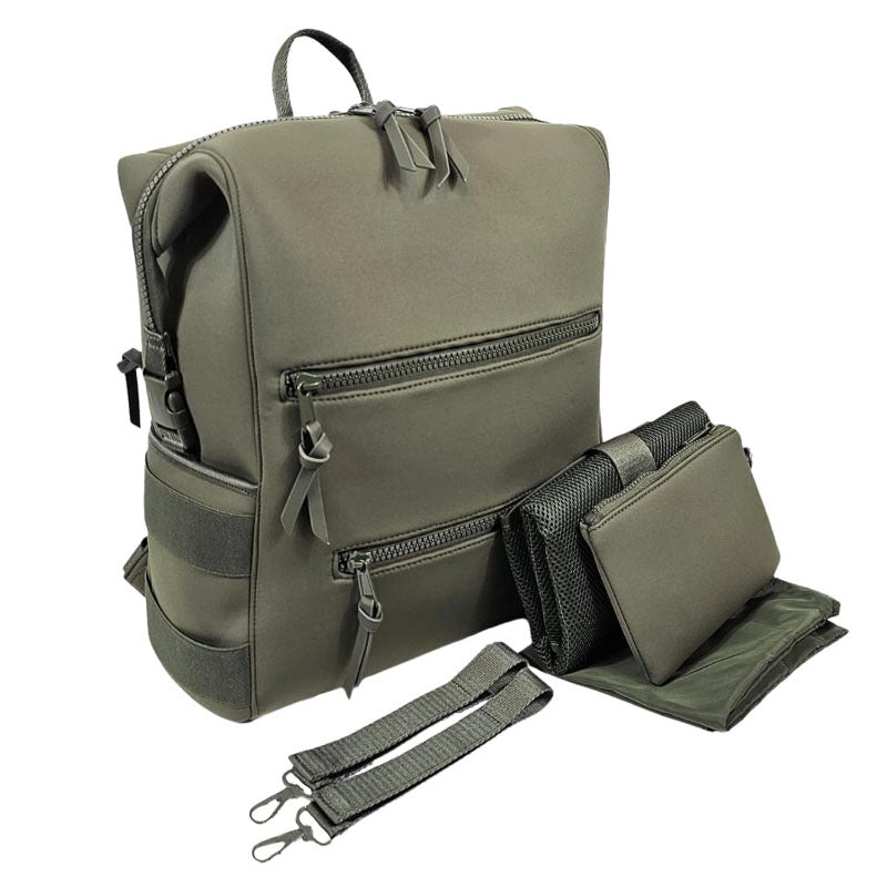 Multifunctional backpack with integrated organization pockets and removable compartment system