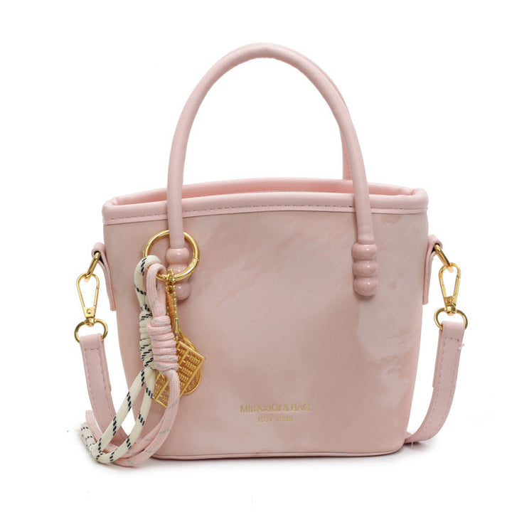 Women's Mini-Shopper Bag with Fashionable Chain Application