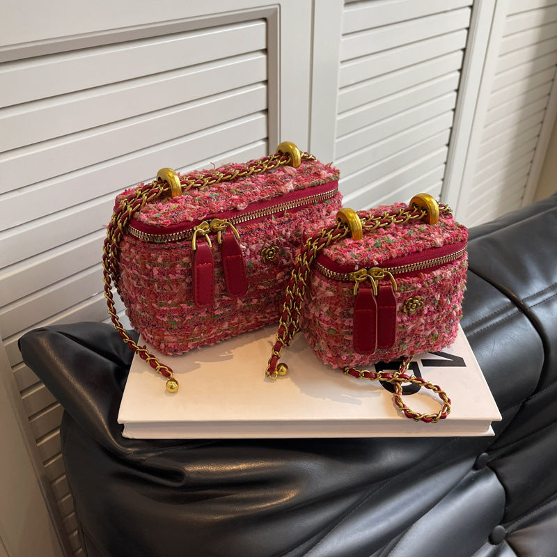 Women's mini handbag with removable shoulder strap