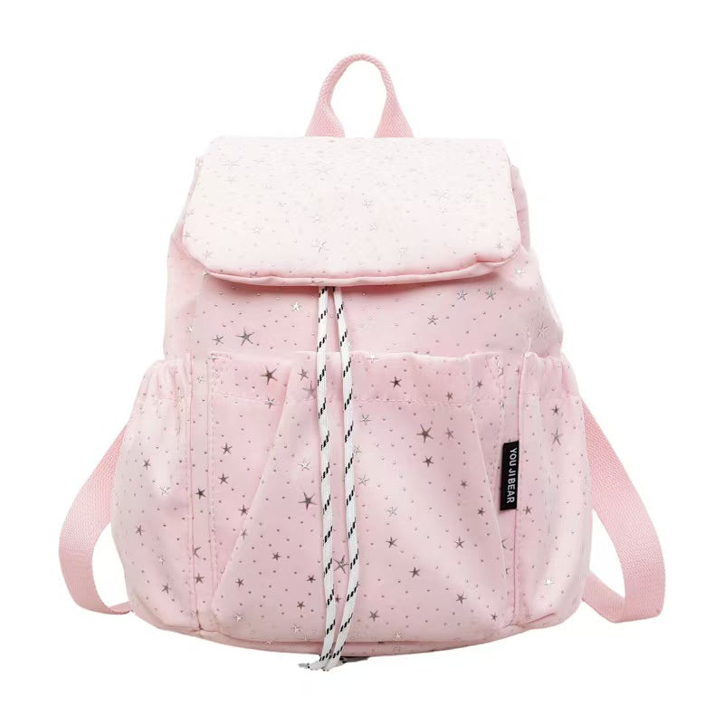 Starry Print Casual Backpack