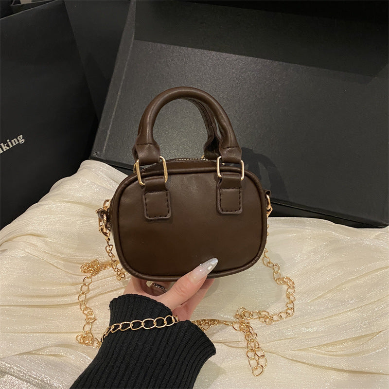 Women’s Mini Handbag with Removable Chain and Elegant Design