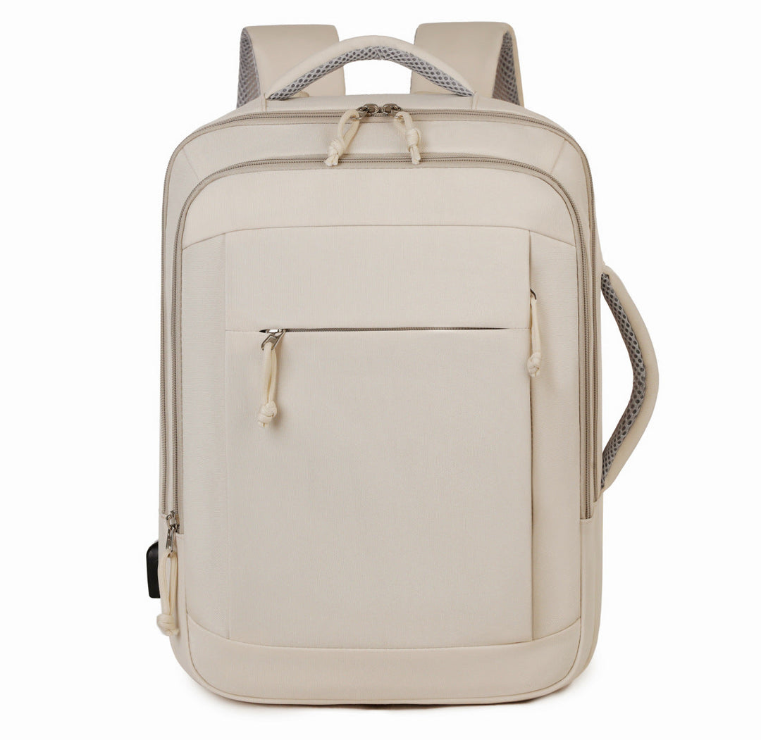 Elegant Laptop Backpack with Versatile Organizational Compartments