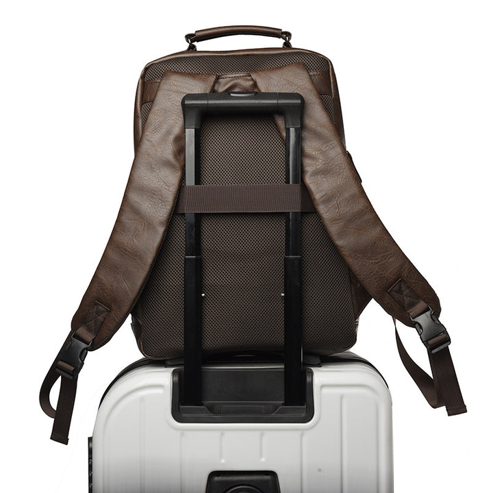 Stylish Multi-Purpose Leather Backpack
