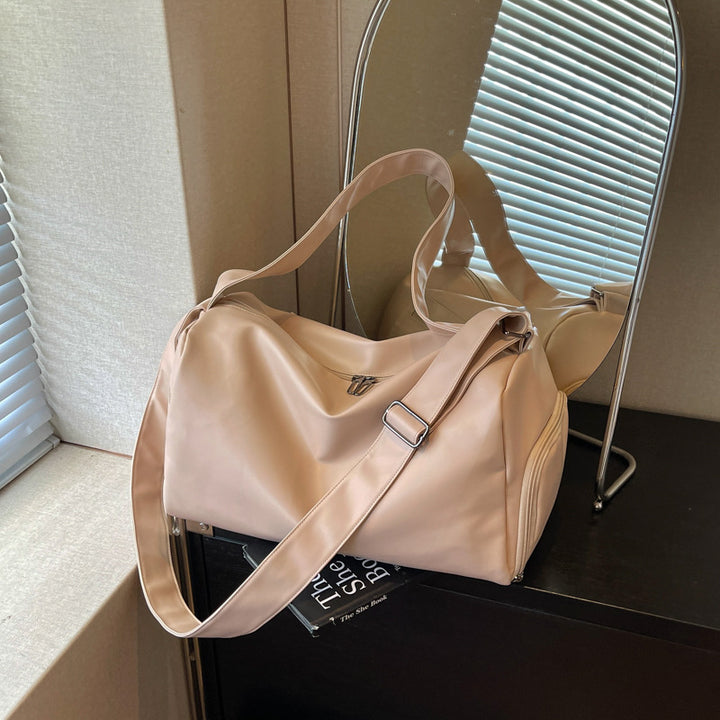 Stylish Leather Duffle Bag