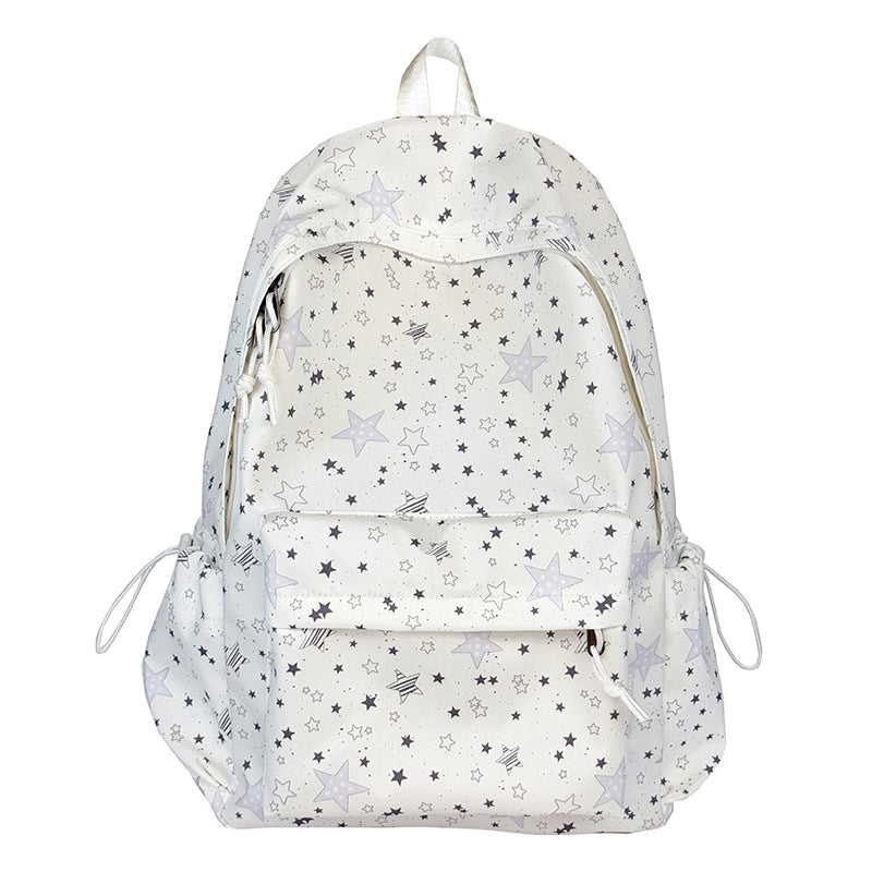 Star-Patterned Everyday Backpack