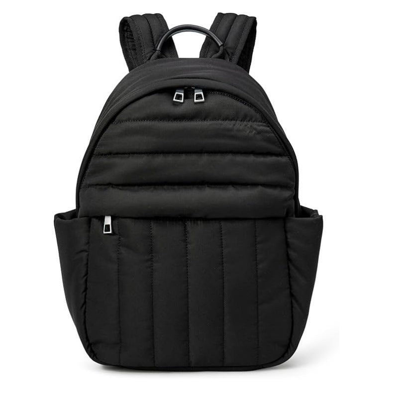 Comfortable backpack with ergonomic design and versatile compartments