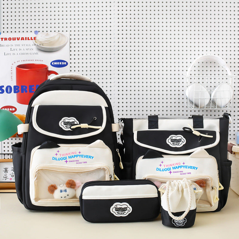 Multi-Functional 5-Piece School Backpack Organizer Set