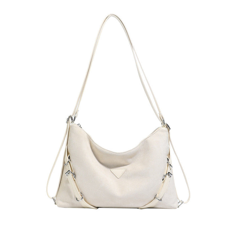 Women's shoulder bag with removable shoulder strap and modern design