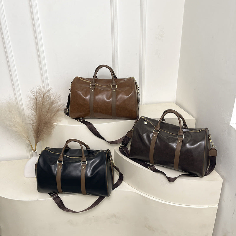 Premium Leather Travel Duffle Bag Cardanzo