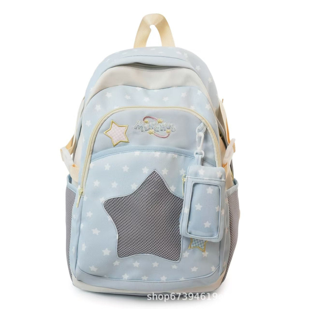 Star-Embellished Ergonomic Backpack