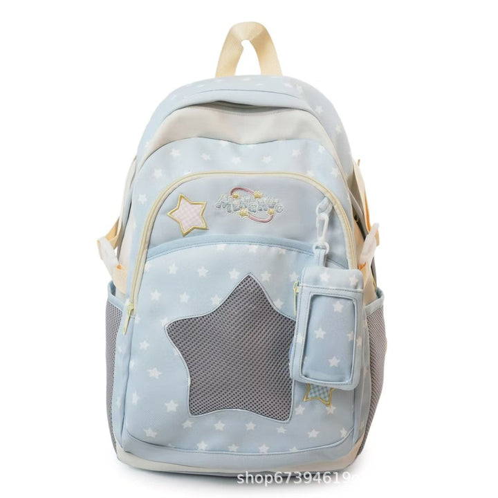 Star-Embellished Ergonomic Backpack