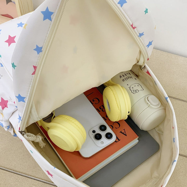 Star-Patterned Lightweight Backpack