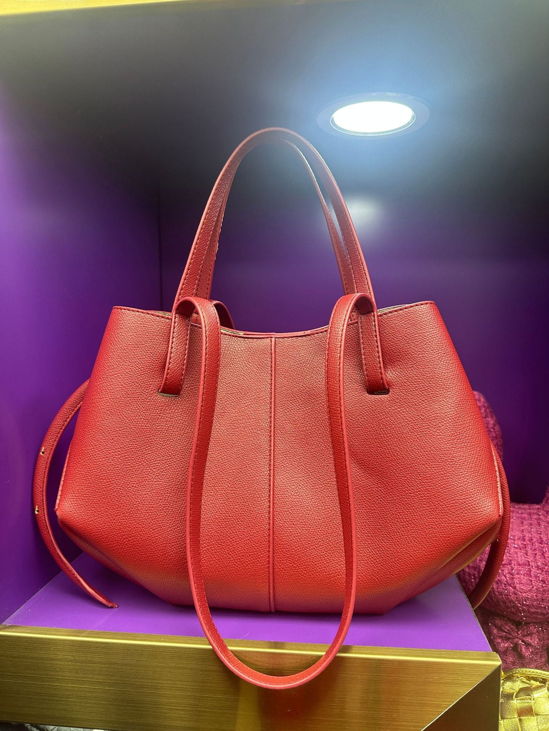 Women's Tote Bag with practical interior pocket and detachable wallet