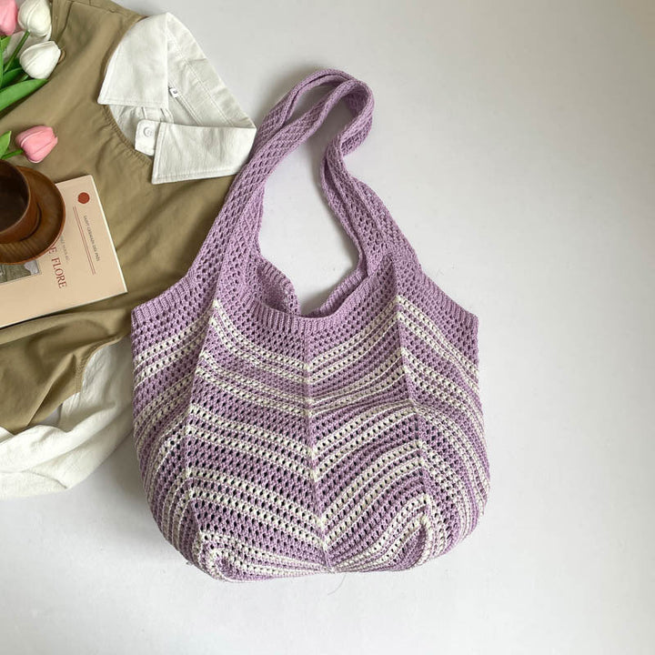 Ladies Crochet Tote Bag