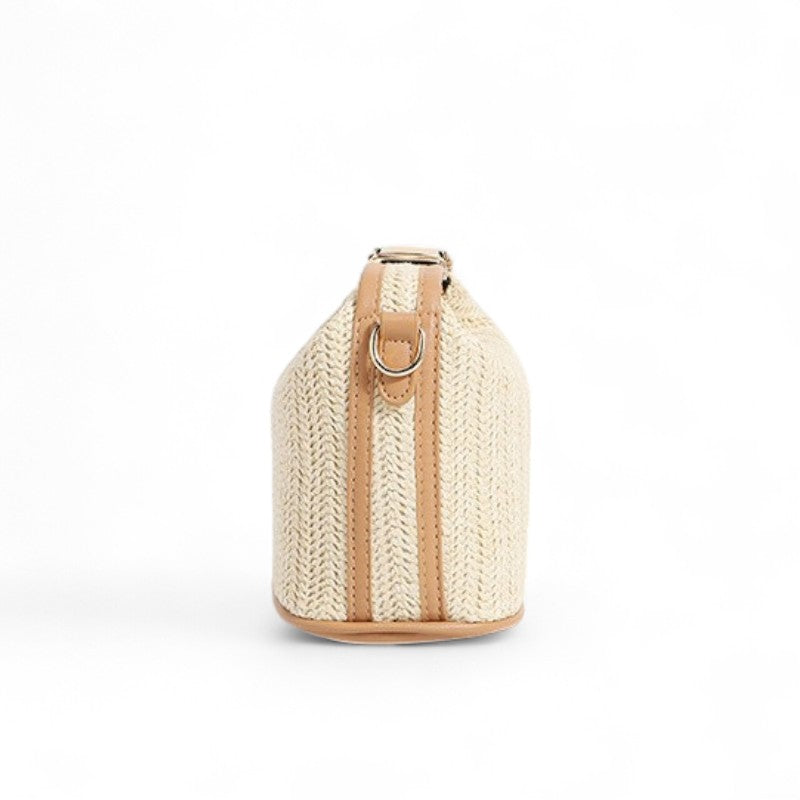 Small Shoulder Bag in Straw