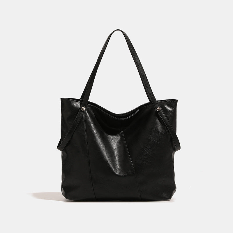 Women stylish XXL tote with elegant structure