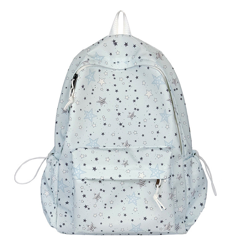 Star-Patterned Everyday Backpack