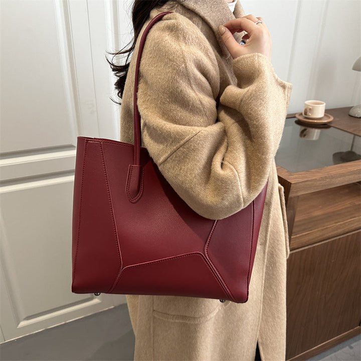 Women's elegant tote bag with structured design