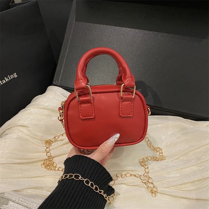 Women’s Mini Handbag with Removable Chain and Elegant Design