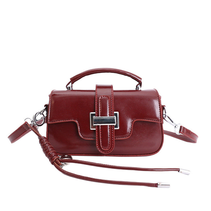 Women's handbag made of high-quality faux leather with detachable shoulder strap