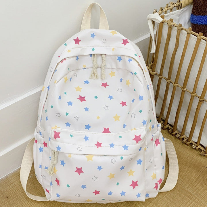 Star-Patterned Lightweight Backpack