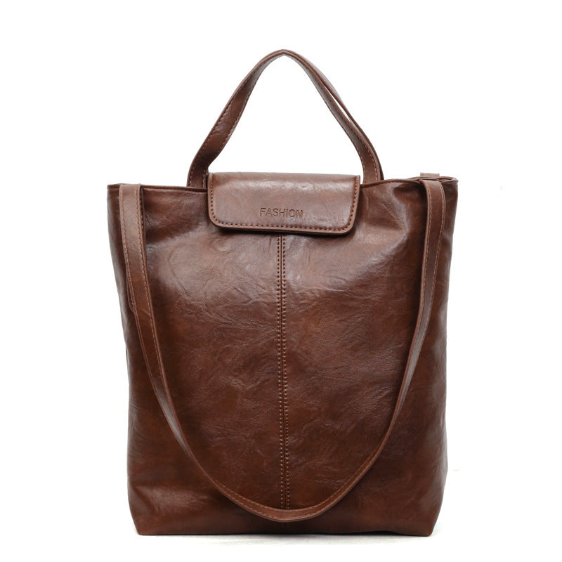 Women's high-quality leather tote bag