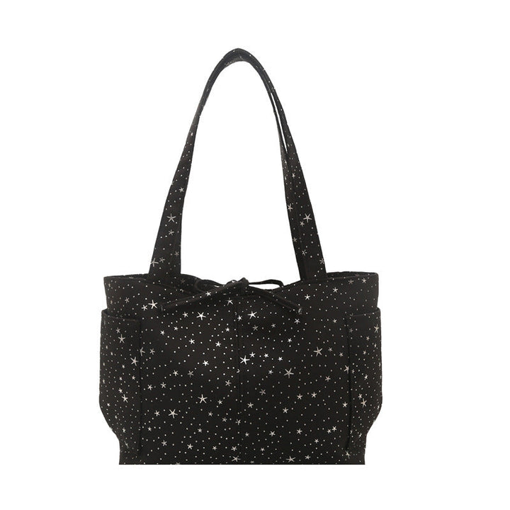 Women's Tote Bag with Sparkling Star Design