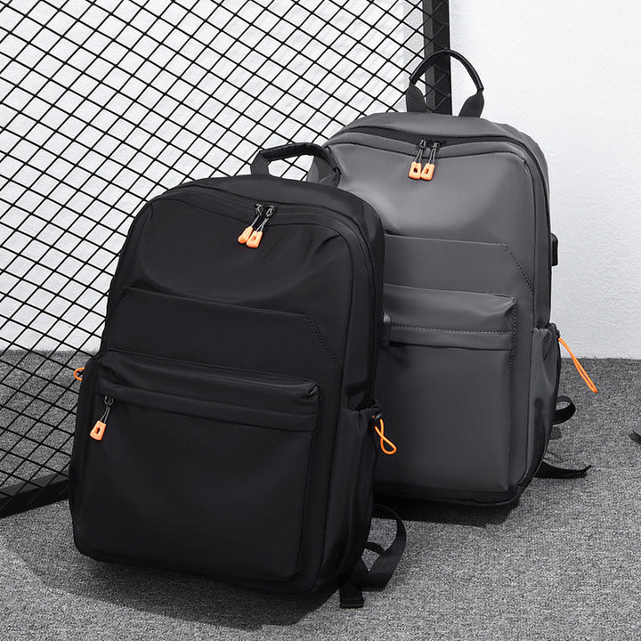 Backpack with innovative compartments and optimized ergonomics