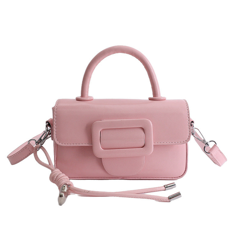 Ladies Mini Handbag with decorative snap closure