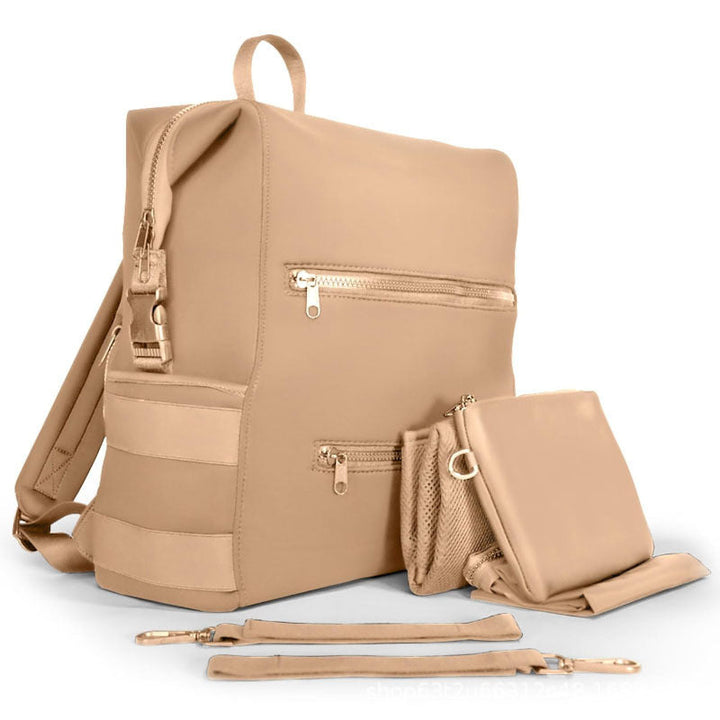 Multifunctional backpack with integrated organization pockets and removable compartment system