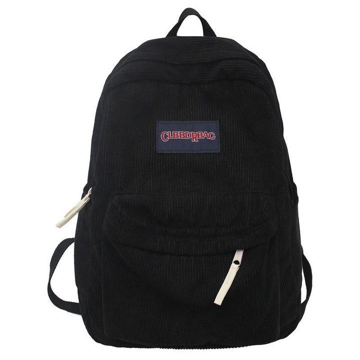 Corduroy Utility School Backpack