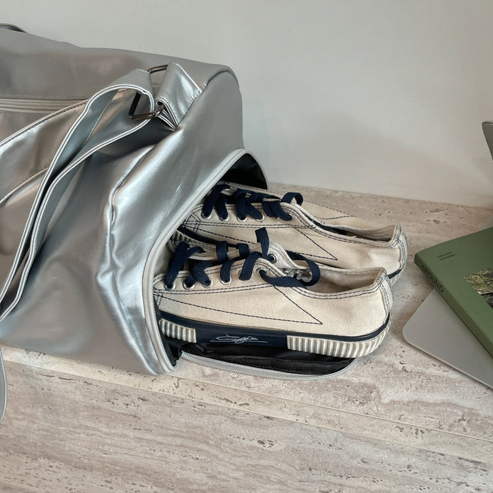 Stylish Leather Duffle Bag