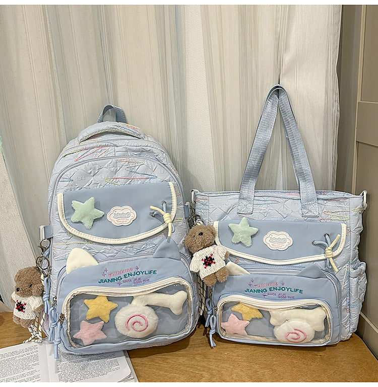 Multi-Functional College School Backpack