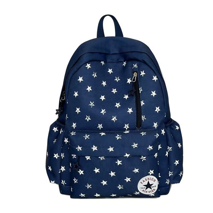 Star-Patterned Outdoor Backpack