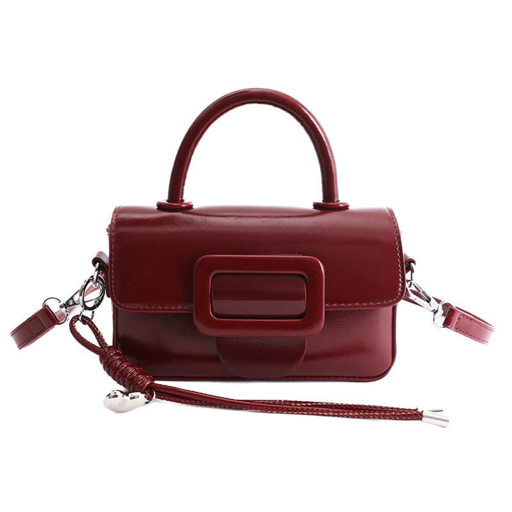 Ladies Mini Handbag with decorative snap closure