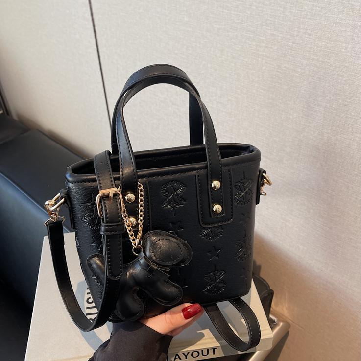 Ladies Mini Handbag with Playful Pendant