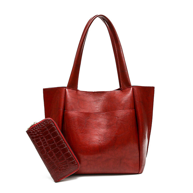 Women's Tote Bag with multifunctional interior layout