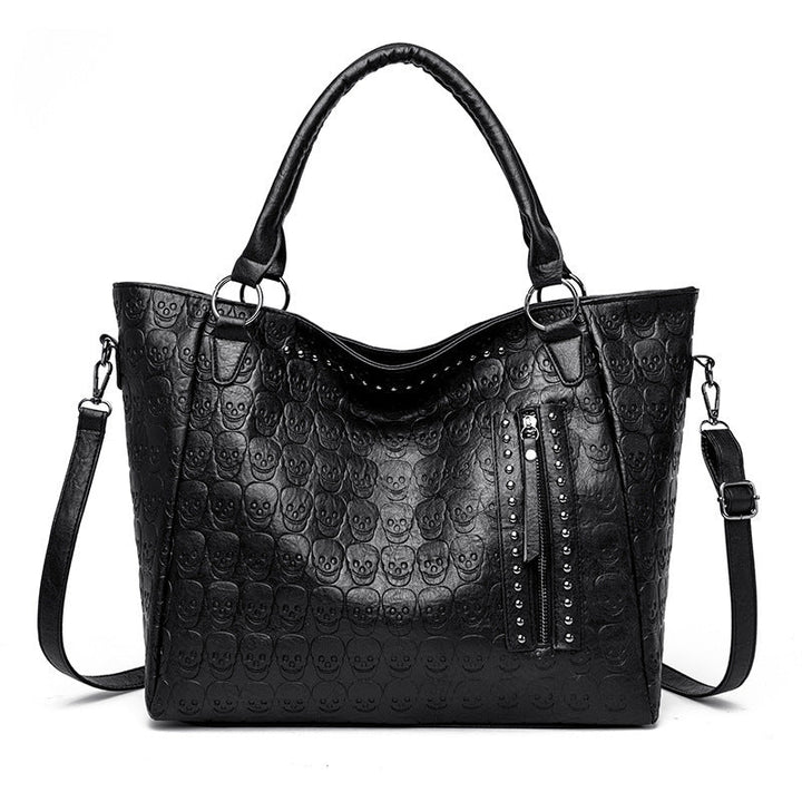 Women's fashionable tote bag with playful design